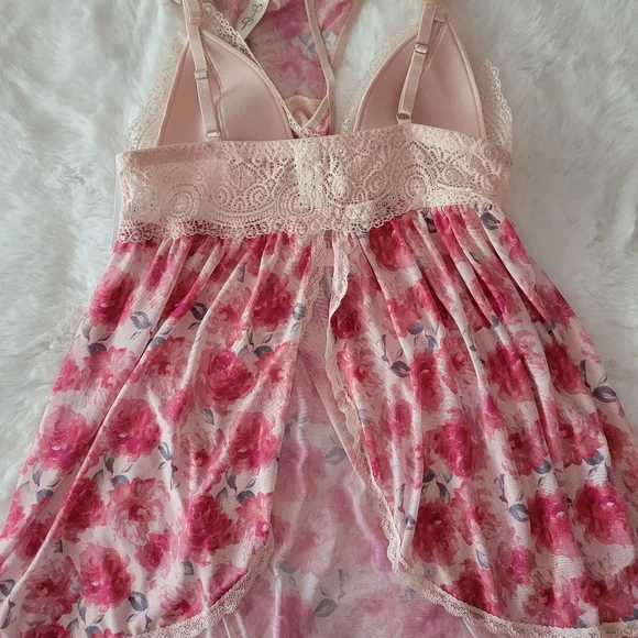 JESSICA SIMPSON BRAND NEW BABYDOLL AND THONG SET SIZE M - Picture 4 of 13